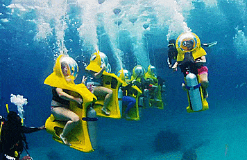 Scuba-Doo Underwater Scooter - Rideable Underwater Scooter