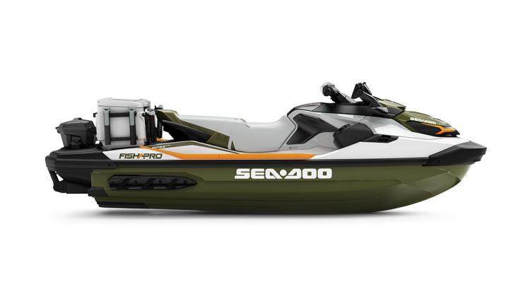 Sea-Doo Fishing Pro Personal Watercraft - Dedicated fishing jetski with fishing cooler, GPS, and fish finder