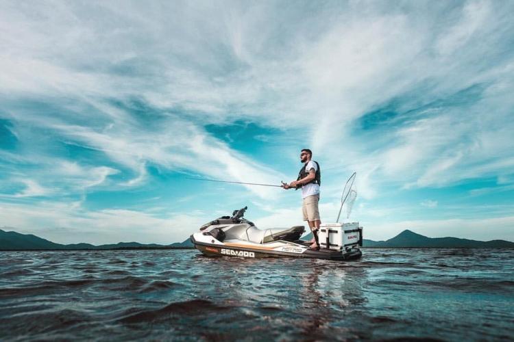 Sea-Doo Now Makes a Fishing Jetski With Dedicated Fish Cooler, GPS, and  Fish Finder