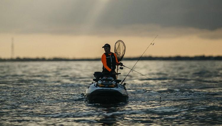 Sea-Doo Fishing Pro Personal Watercraft - Dedicated fishing jetski with fishing cooler, GPS, and fish finder
