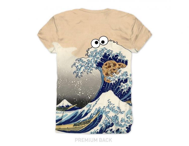 Sea Is For Cookie T-Shirt - Cookie Monster Ocean Wave Shirt