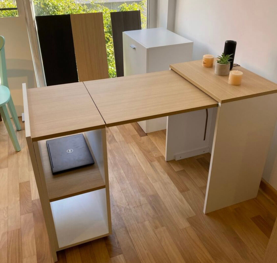 This Secret Folding Desk Converts From a Filing To a Full