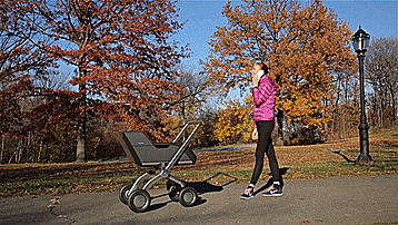 Smartbe - Self Driving Smart Baby Stroller - GIF