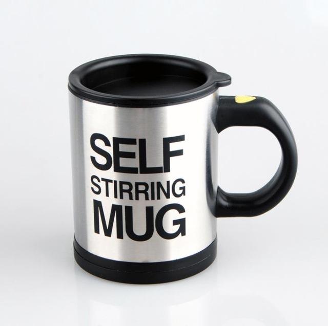 Electric Self Stirring Coffee Mug With Lid Portable Glass - Temu United  Arab Emirates