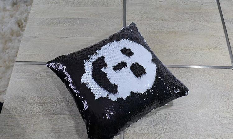 Panda 2024 sequin pillow