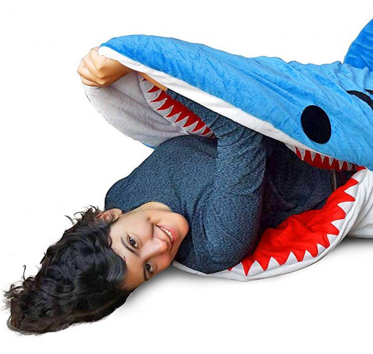 Shark Bite Sleeping Bag - Adult shark sleeping bag
