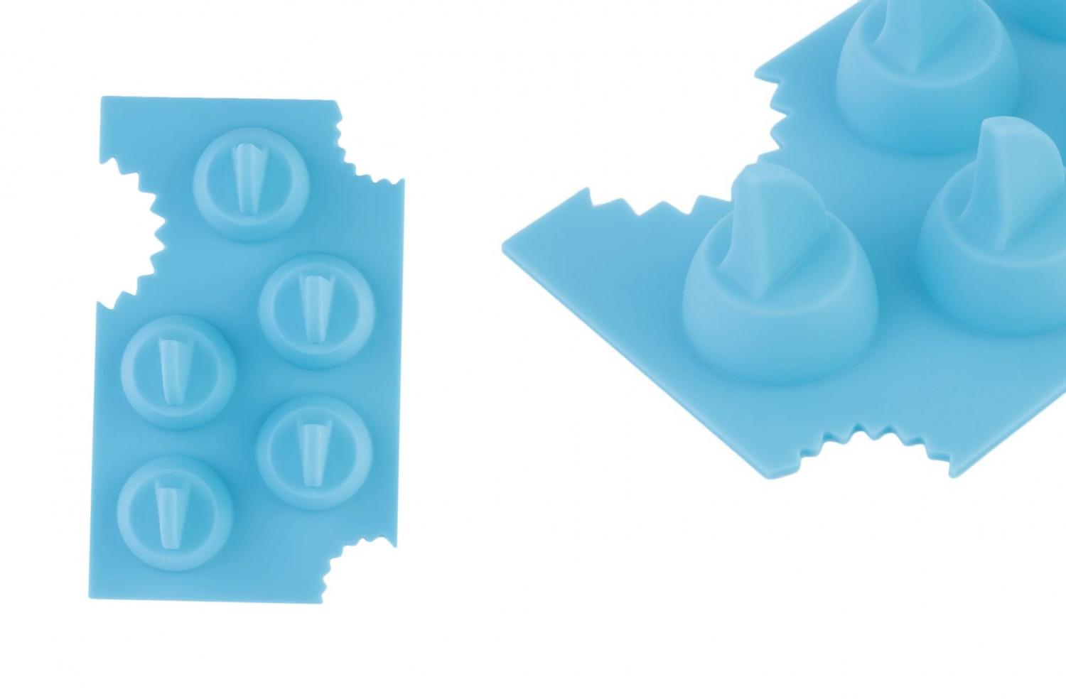 Silicone shark ice tray fin ice tray creative fish tail ice box ice ice mak，ice  cube tray 