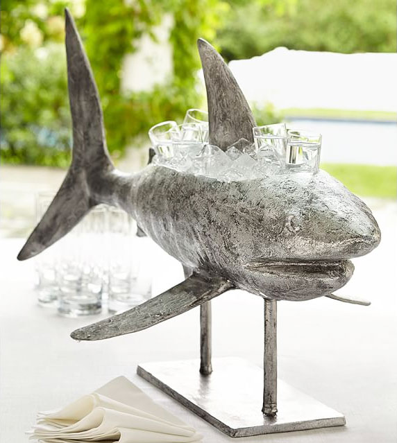 shark shaped beverage cooler