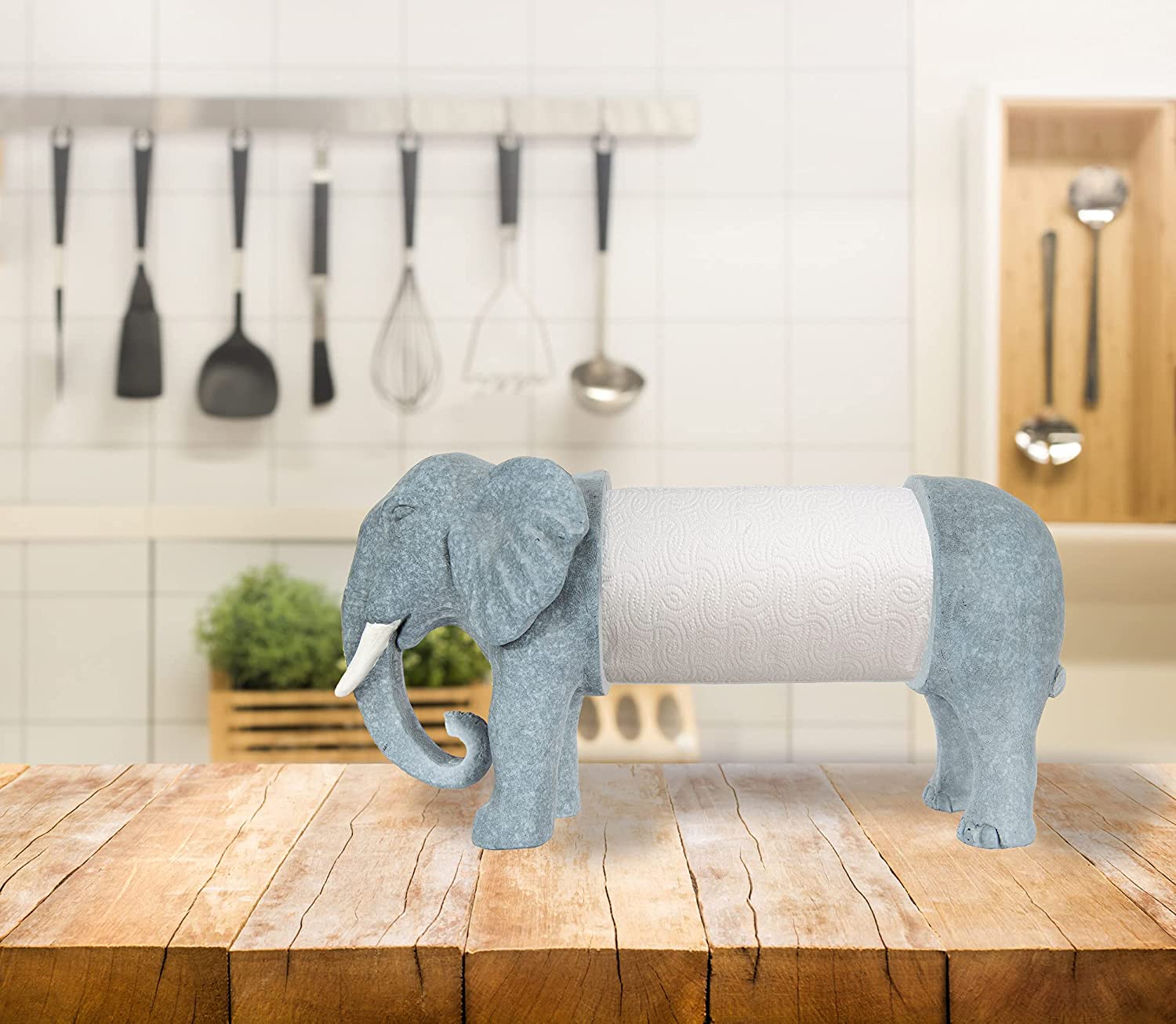 Elephant paper towel holder