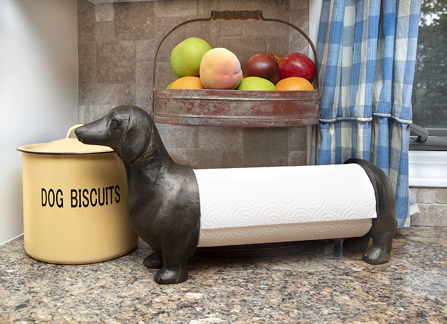 Dachshund dog wiener dog paper towel holder
