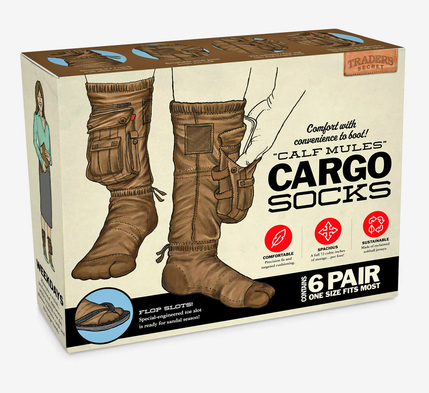 Cargo Socks Prank Box