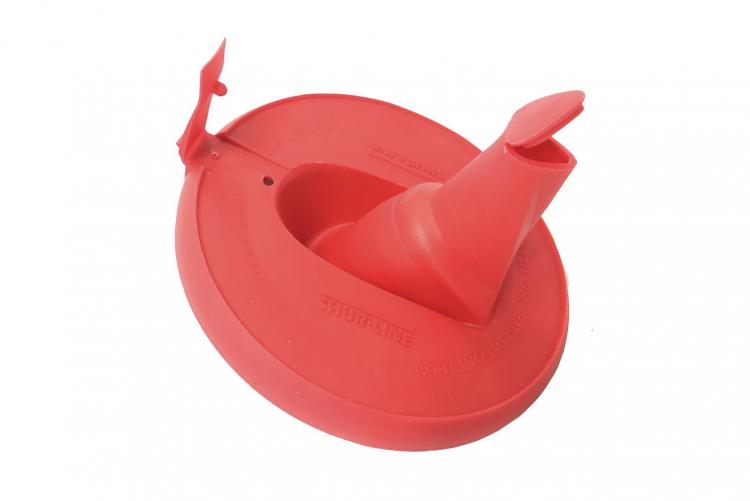 Shur-Line 2007061 Red Silicone Mess-Free Store and Pour Collapsible Paint  Can Lid 