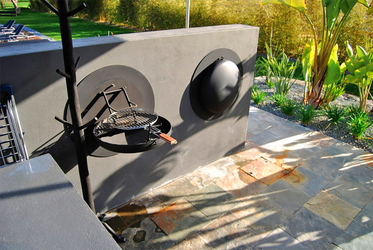 Grille barbecue pour cheminée - SIGMAFOCUS - European Home