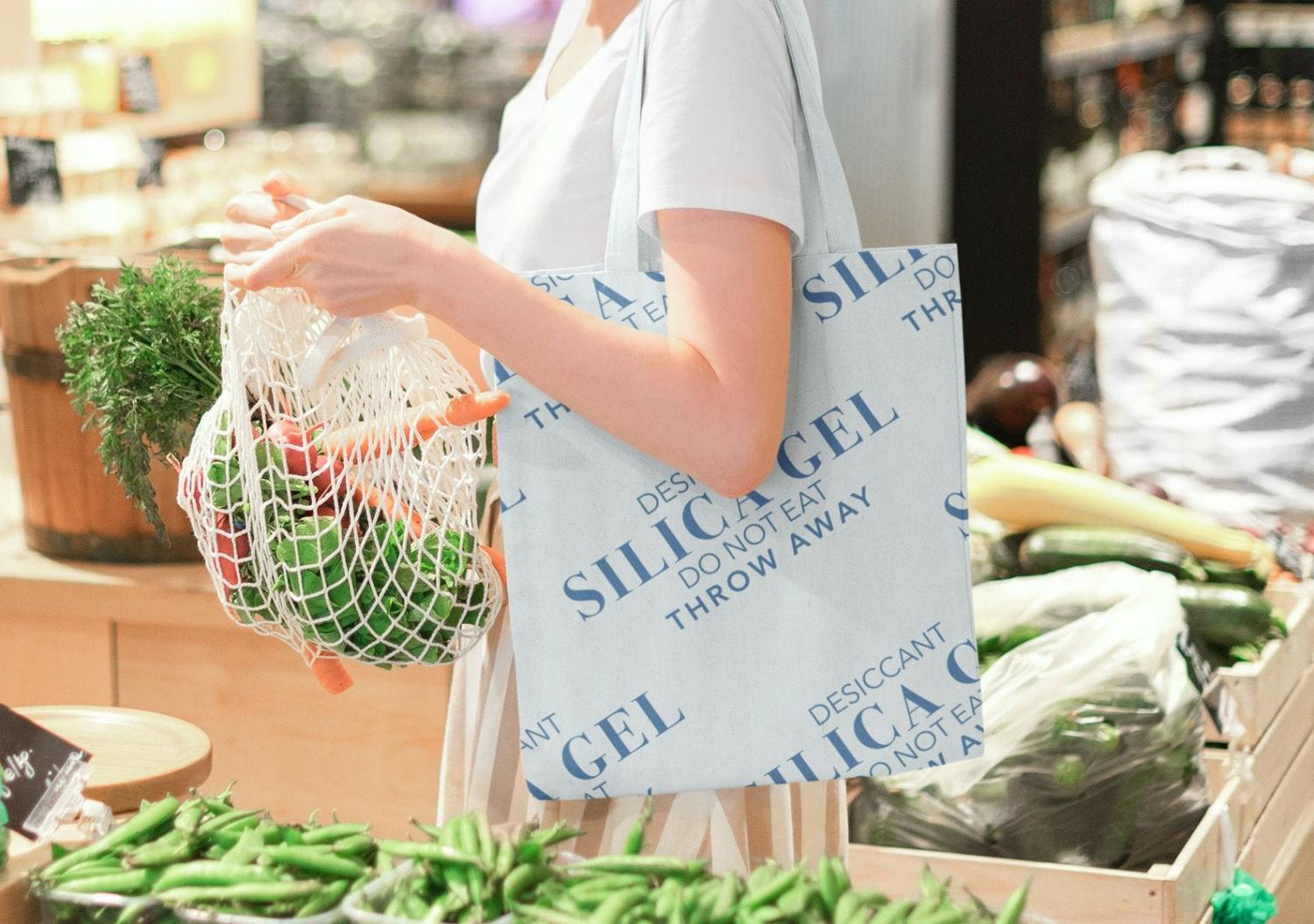 Prank silica gel packet tote bag - DO NOT EAT tote bag