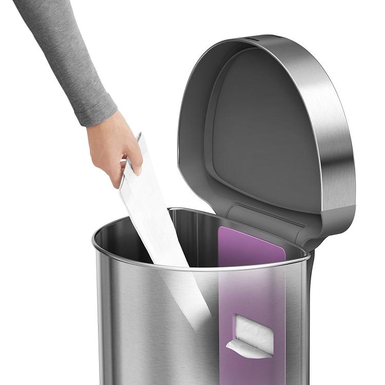 Simplehuman Modern Trash Can Has Auto-Opening Sensor and Holds