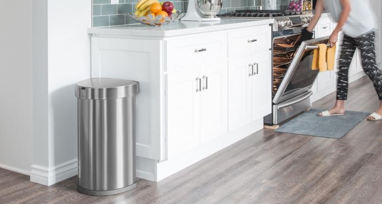 Simplehuman Modern Trash Can Has Auto-Opening Sensor and Holds