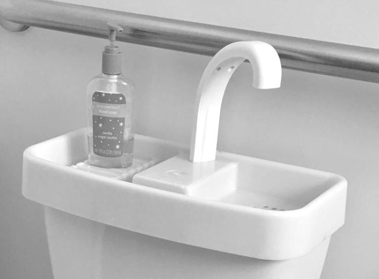 SinkTwice - Toilet Sink - Saves Water - Recycles Water Through Toilet