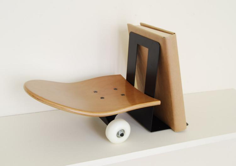 Skateboard Book Ends