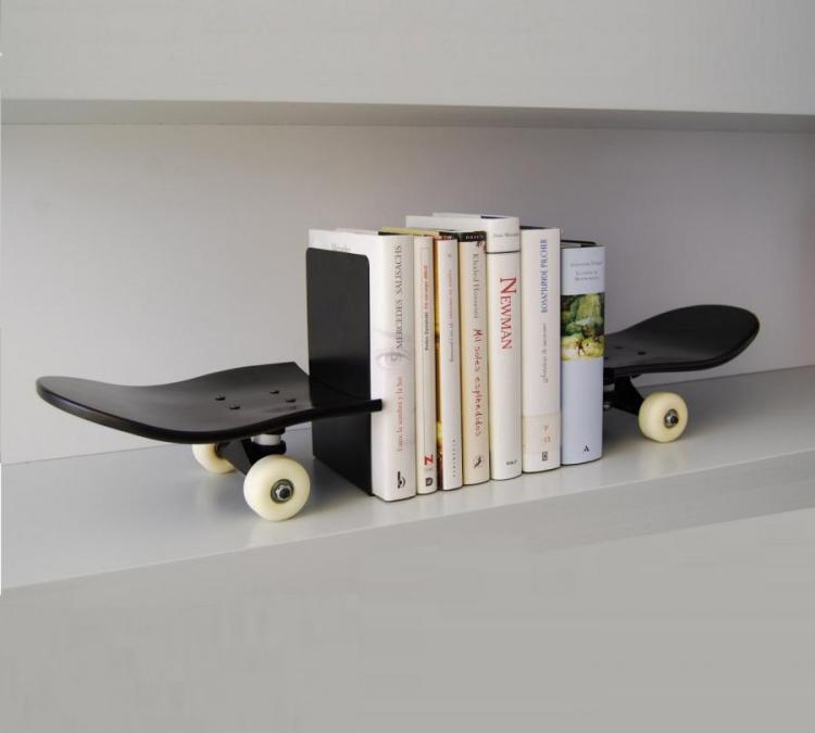 Skateboard Book Ends