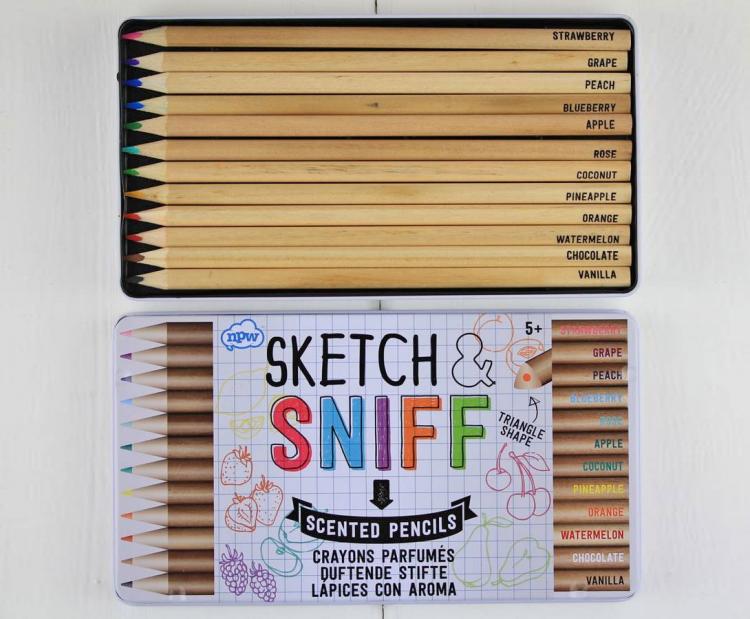 Sketch and Sniff Colored Pencils