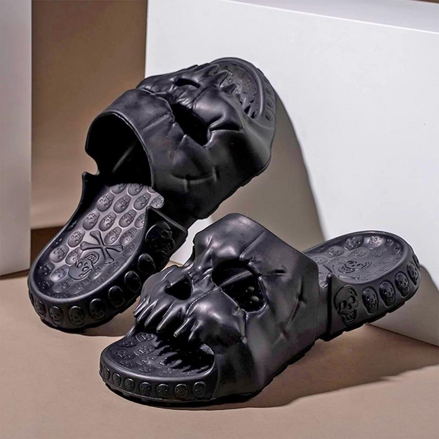 Skull Shaped Slide Sandals