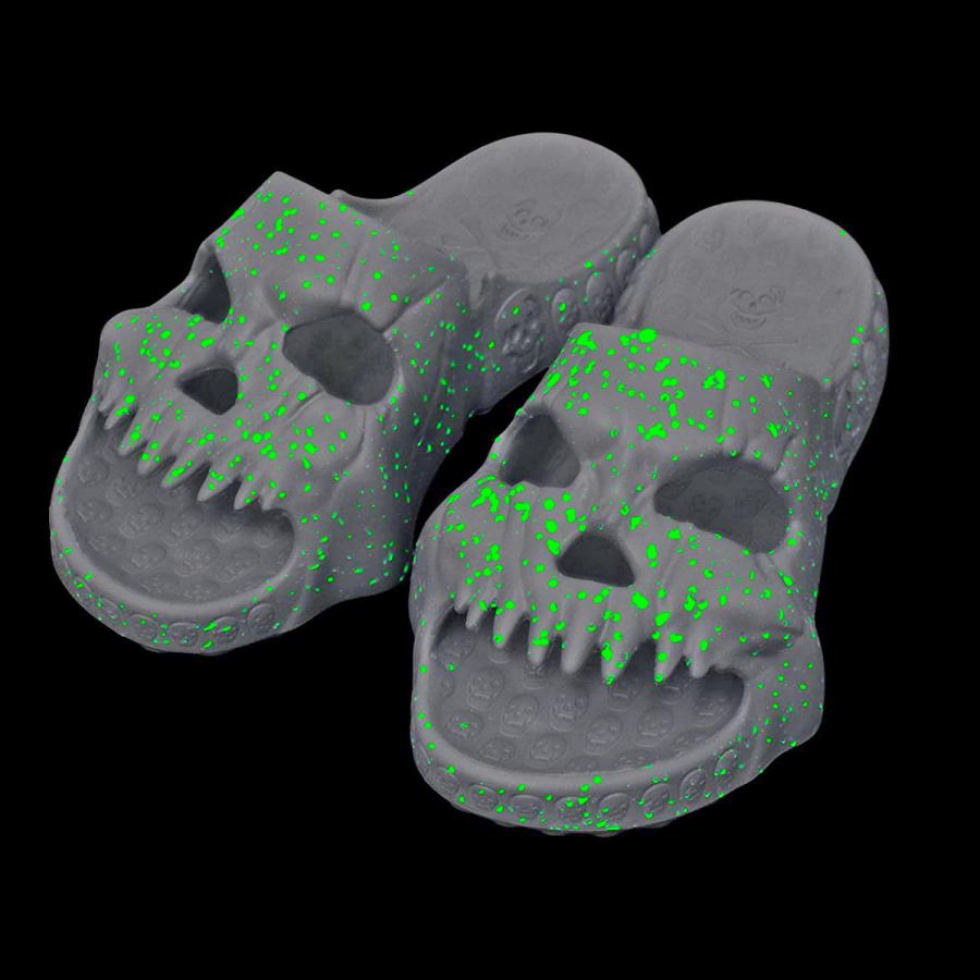 Skull Shaped Slide Sandals