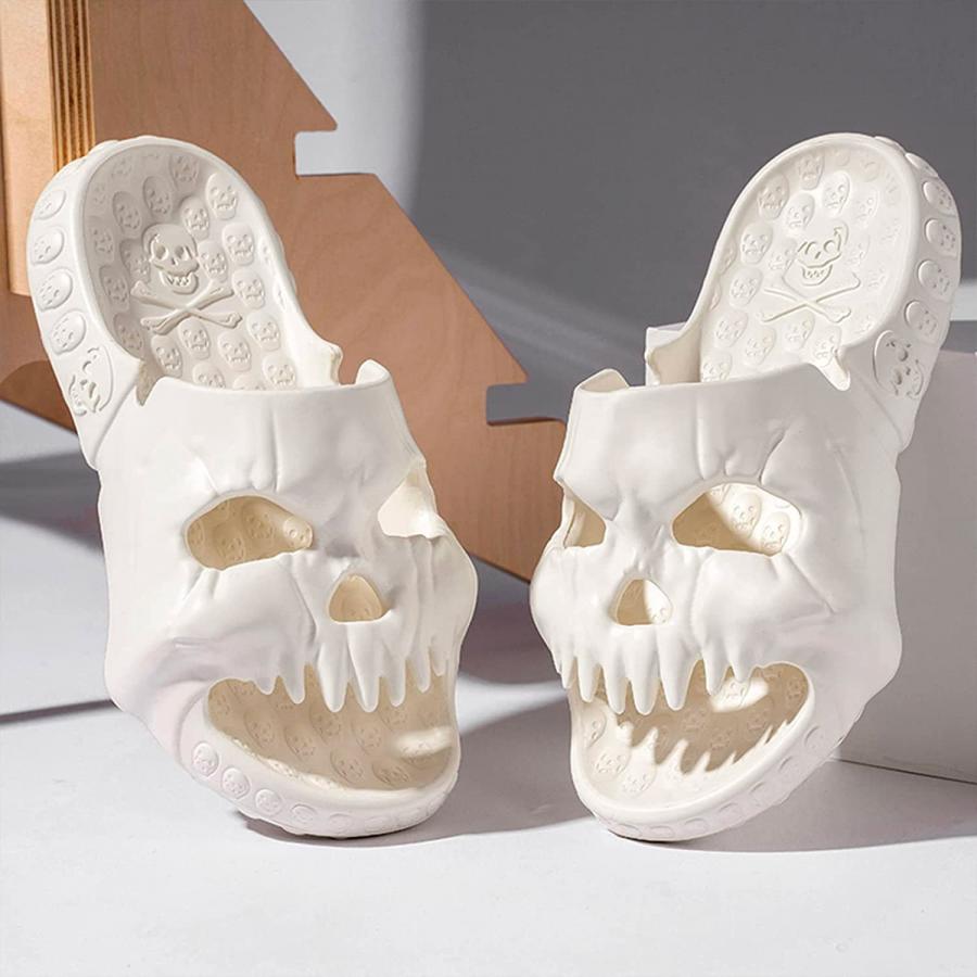 Skull Shaped Slide Sandals