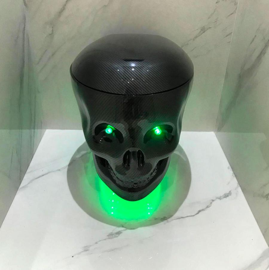 Skull Toilet With LED Lights