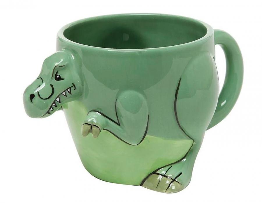 3D Dinosaur shaped coffee mug