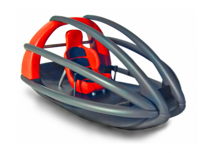 Slegoon Caged Snow Sled With Seat and Steering