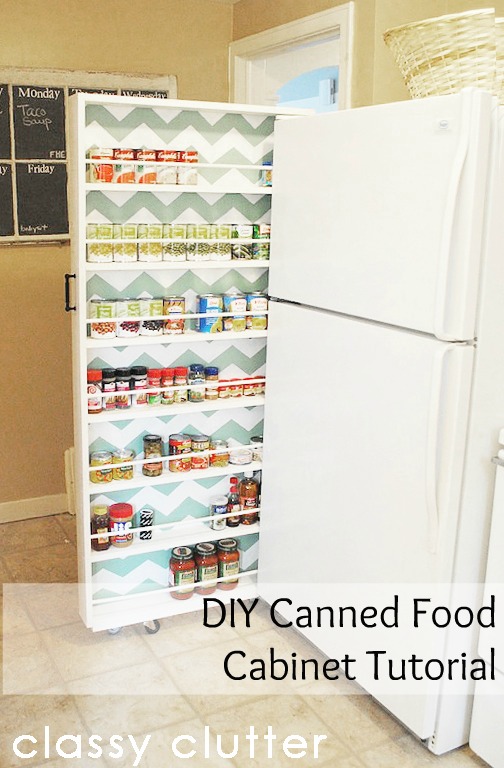 DIY Super-Thin Slide-Out Pantry - 6 Inch Pantry