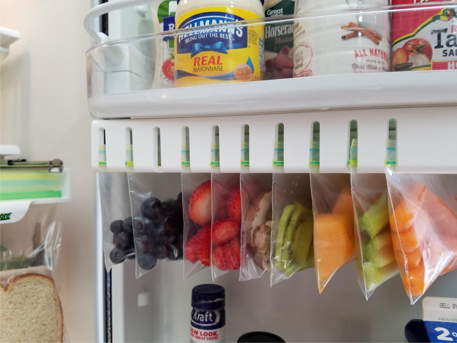 cooler bag in fridge