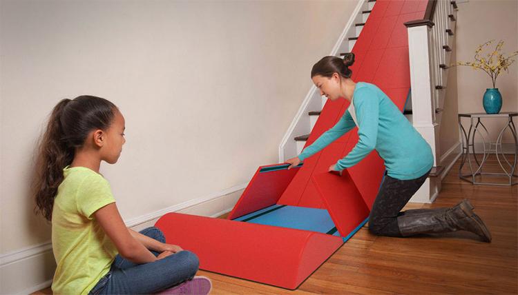 Slide Rider - Attach Slide to stairs - Turn Stairs Into Slide