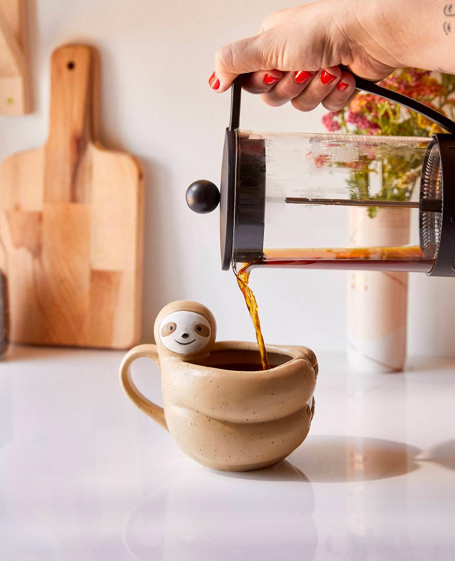 This Sloth Shaped Coffee Mug Is The Cutest Way To Drink Your Morning Joe