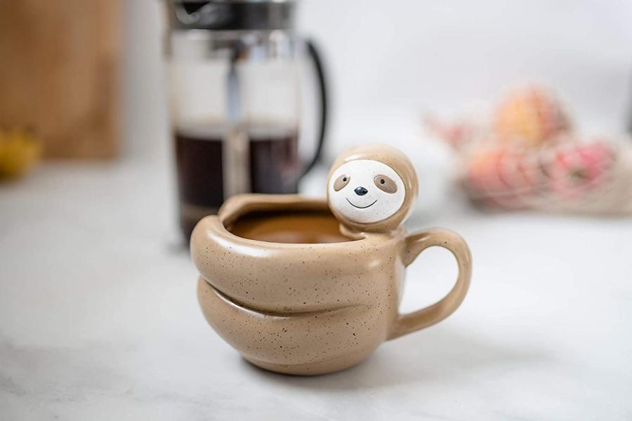 This Sloth Shaped Coffee Mug Is The Cutest Way To Drink Your