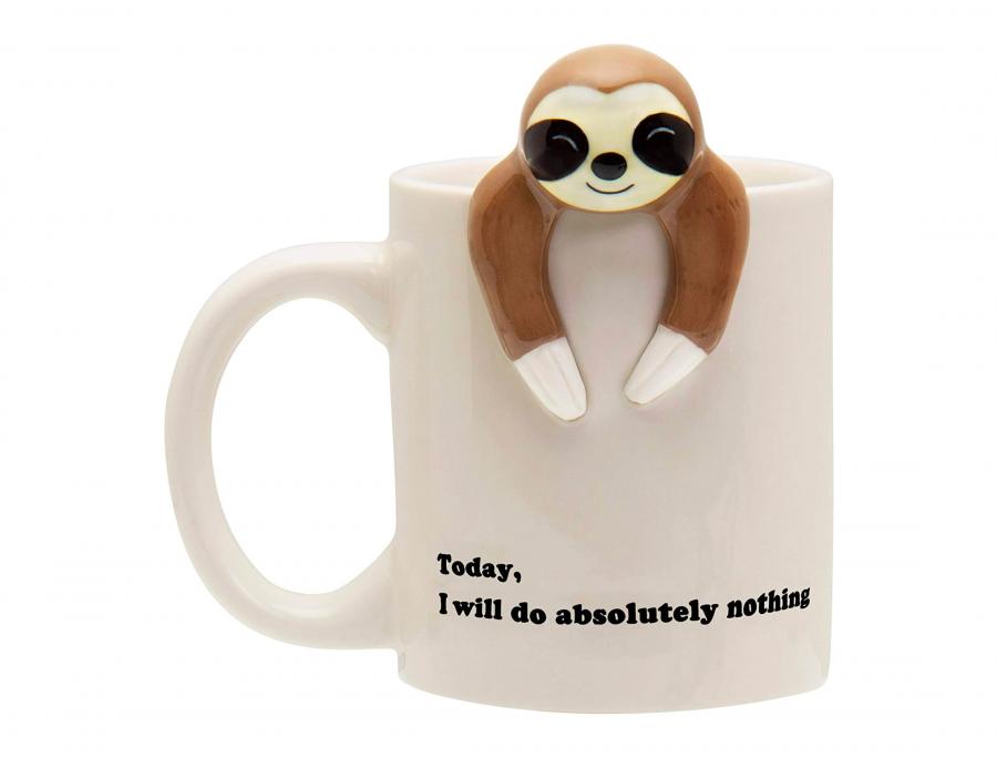 This Sloth Shaped Coffee Mug Is The Cutest Way To Drink Your Morning Joe