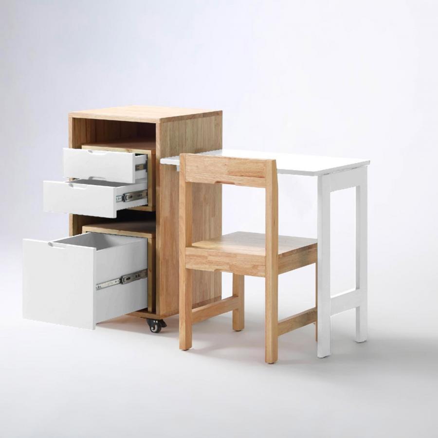 Transforming Cabinet Turns Into Tiny Desk With a Hidden Chair