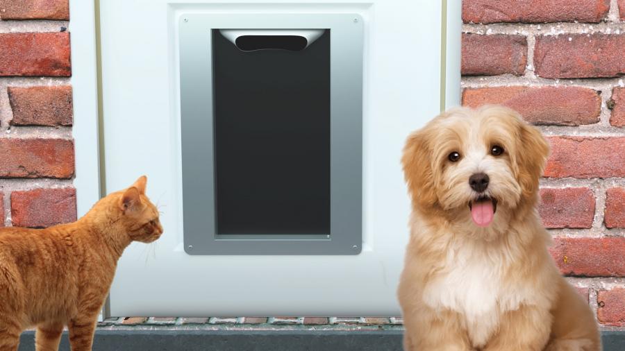 Petvation Smart Automatic AI Doggie Door With Facial Recognition