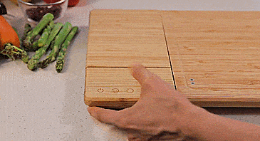 Smart Chop Smart Cutting Board With built-in scale, timer, knife sharpener, knife sanitizer