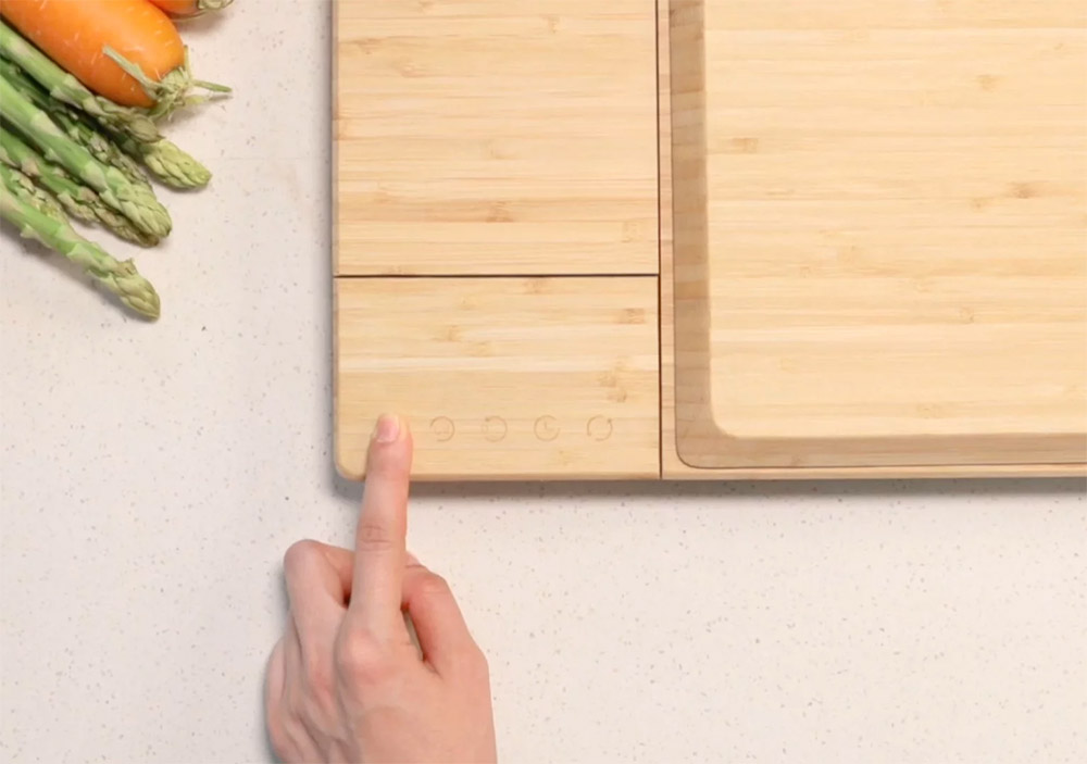 This Incredible Smart Cutting Board Has a Built-In Scale, Timer