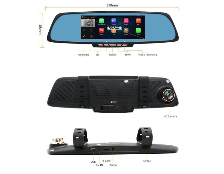 Smart Car Mirror Dash Cam - Live Video Car Mirror Dash Cam and Connected Car  Mirror Dash Cam – The Connected Shop