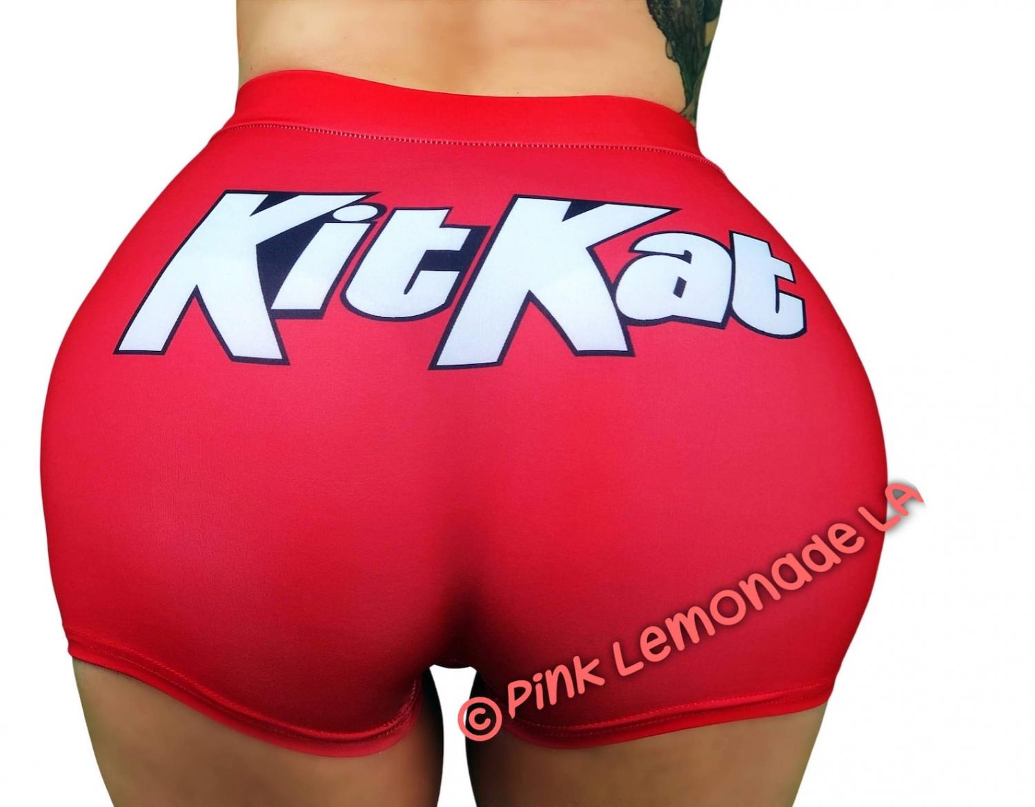 Snack Booty Shorts - Kit Kat stretchy shorts