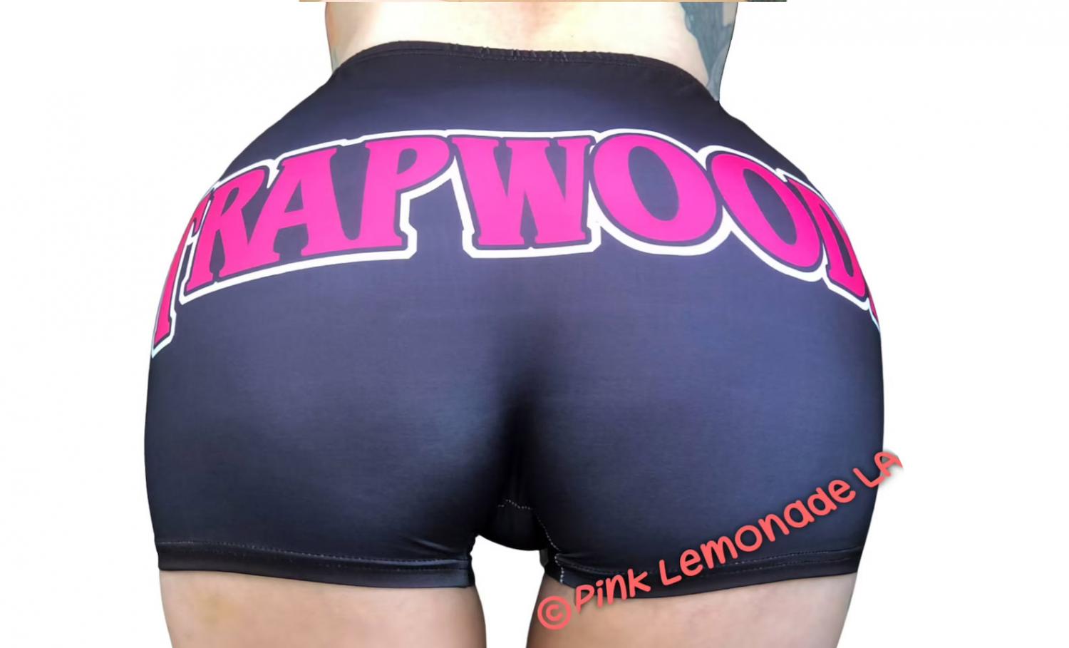 Snack Booty Shorts - Trapwoodz stretchy shorts