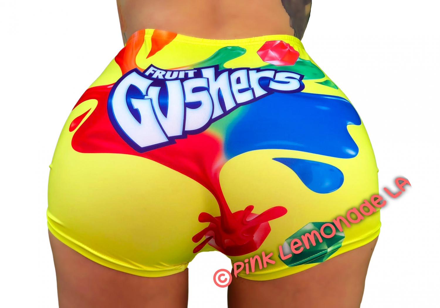 Snack Booty Shorts - Gushers Candy stretchy shorts