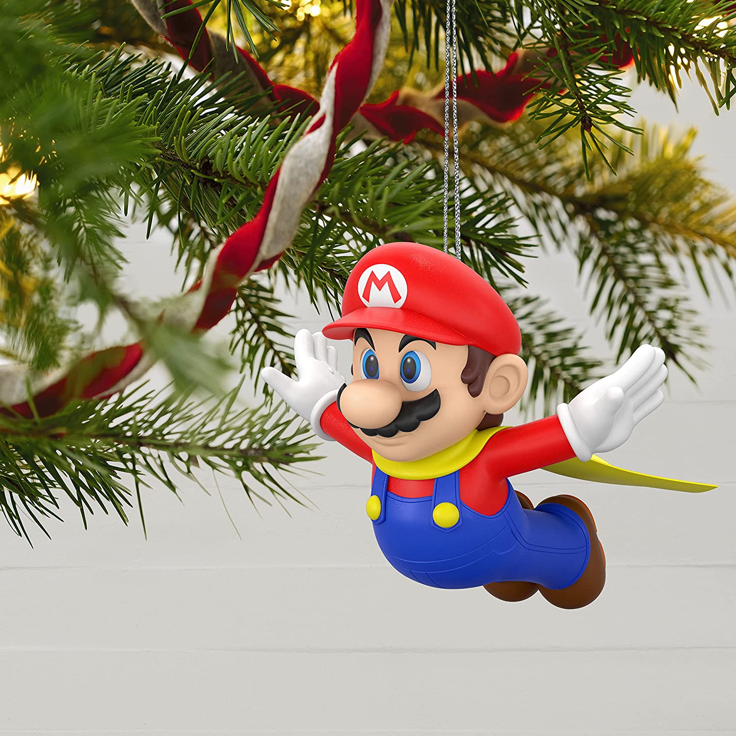 Flying Mario NES Christmas ornament