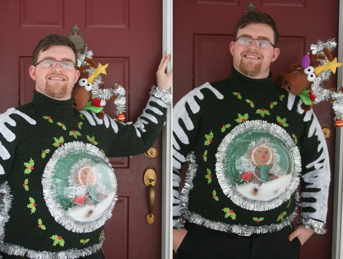 Snow globe hot sale christmas sweater