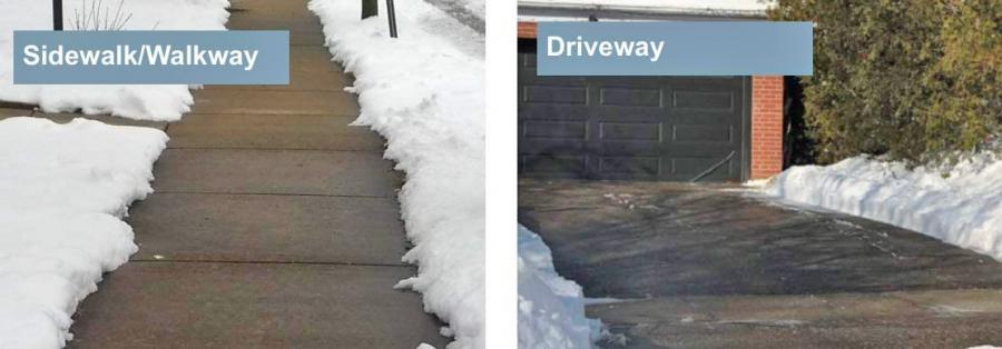 Snow and Ice Preemptive Treatment For Sidewalks and Driveways - de-ice spray solution