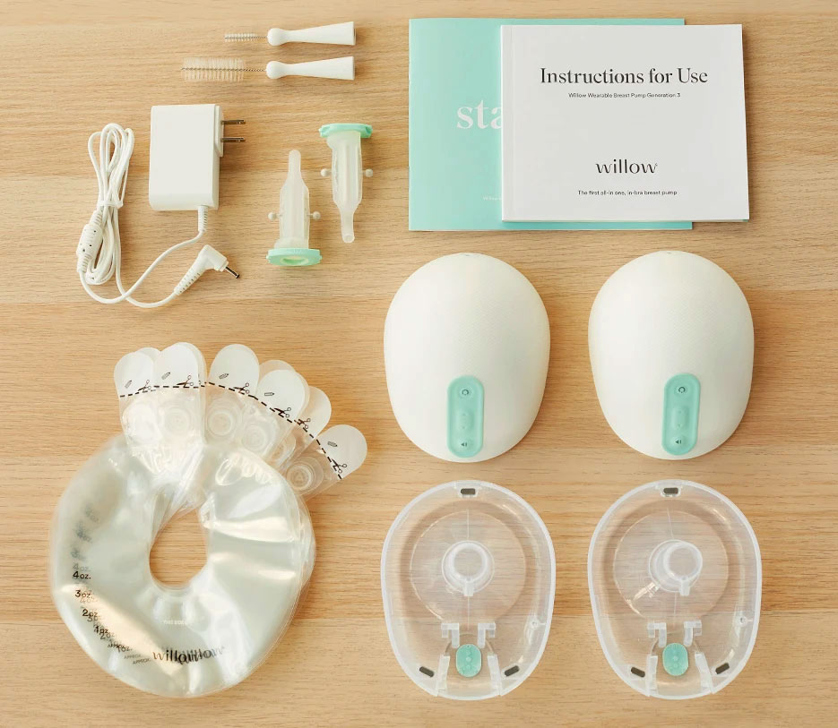 Willow cord-free self contained breast pump