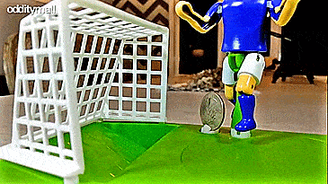 Soccer Kicking Coin Bank - Football coin kicking piggy bank