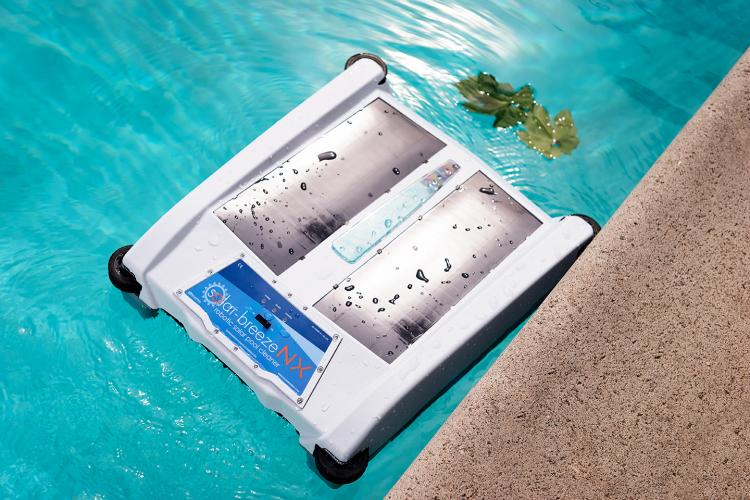 solar breeze robotic pool skimmer